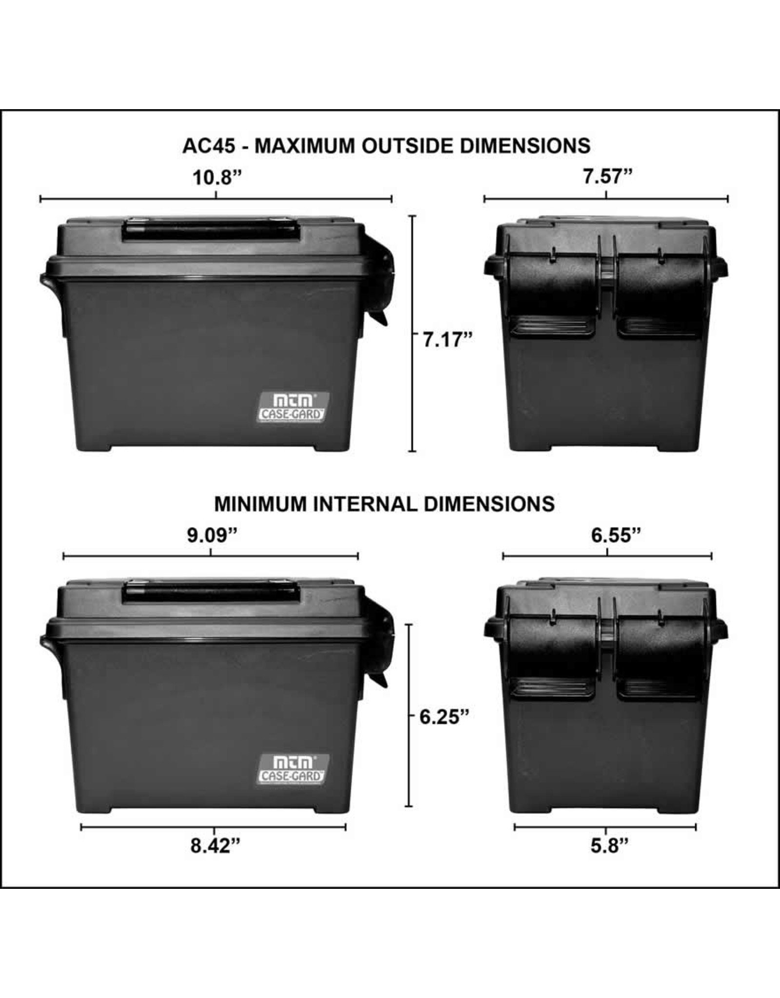 MTM Case-Gard MTM AC45 Ammo Can 45 Caliber