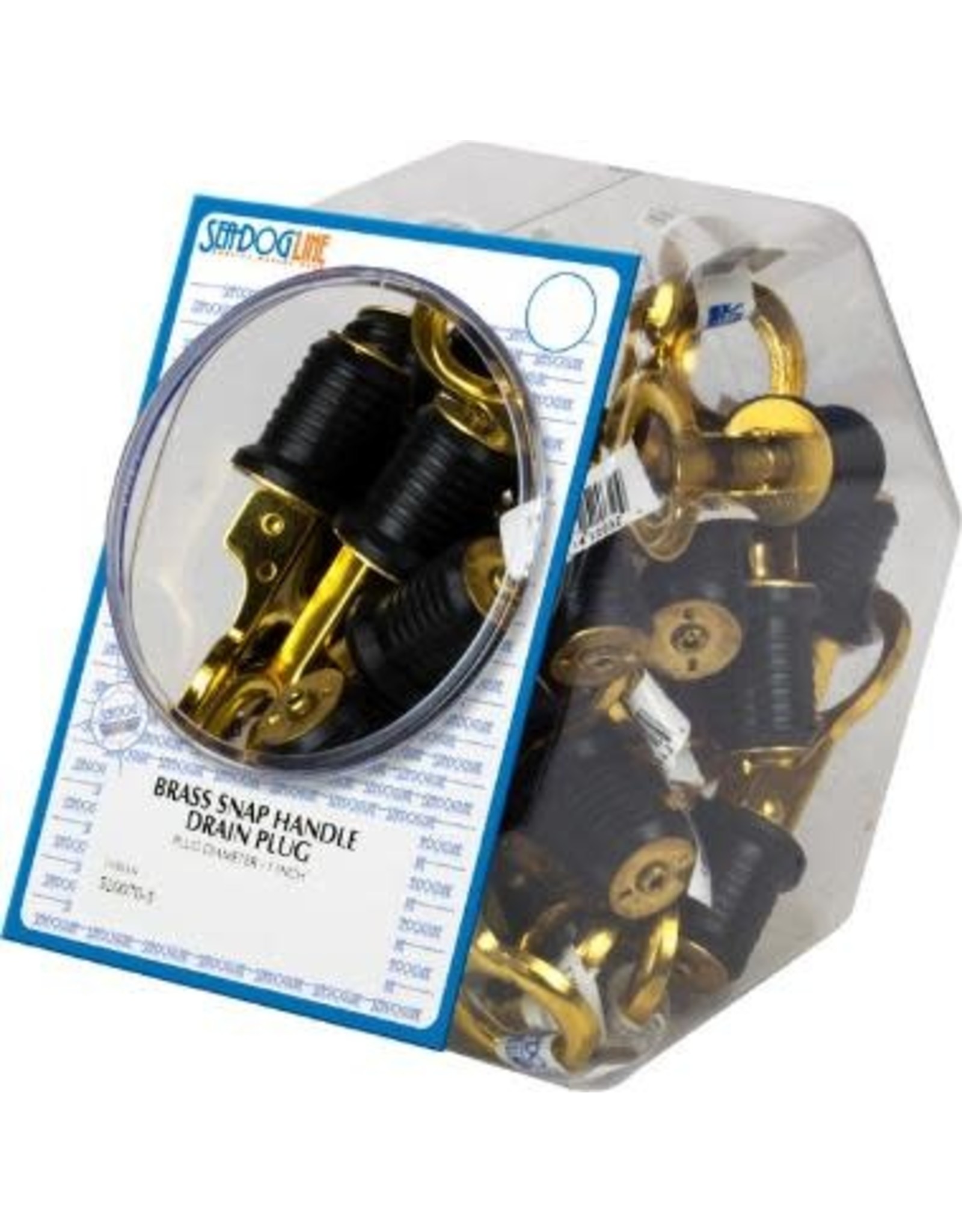 SEA DOG LINE SEADOGLINE BRASS SNAP HANDLEDRAIN PLUG 25 UNITS