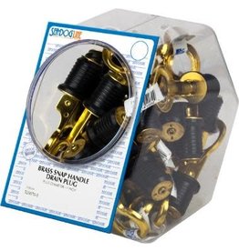 SEA DOG LINE SEADOGLINE BRASS SNAP HANDLEDRAIN PLUG 25 UNITS