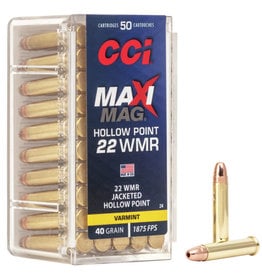 CCI Ammunition CCI Maxi-Mag HP 22 WMR, 50 rds