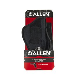 ALLEN COMPANY Allen Company Semi-Auto Handgun Holster, Ambidextrous, 4.5-5" Barrel Large Frame Semi-Auto Handguns, Black