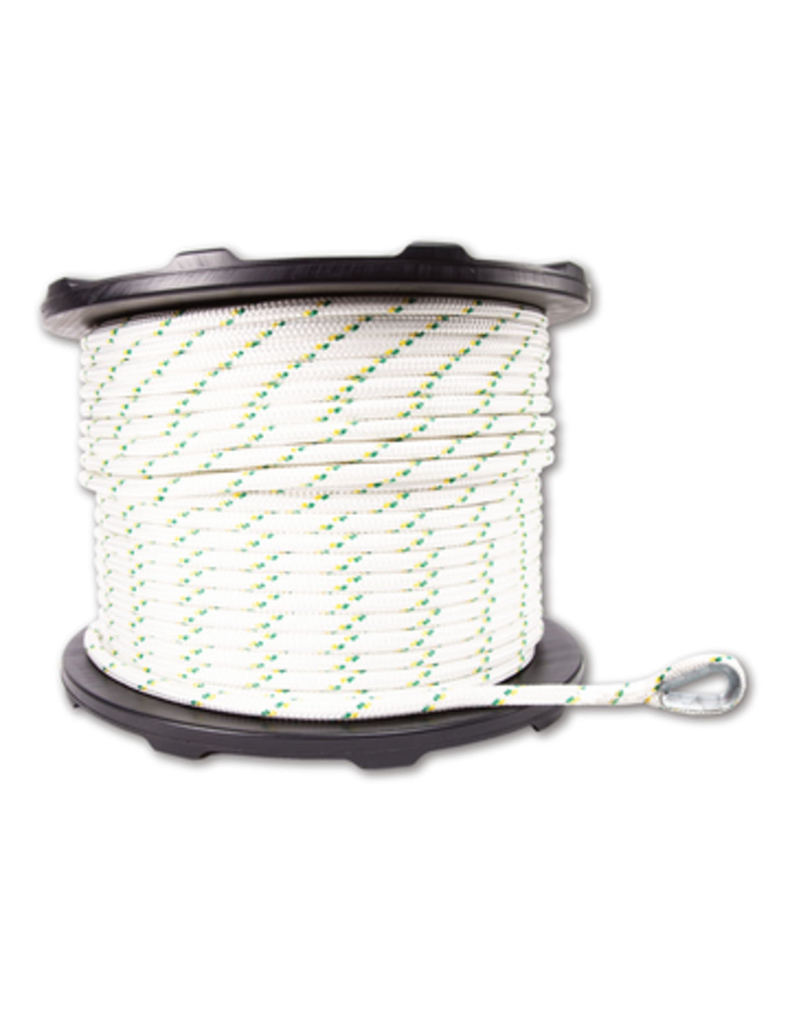 Portable Winch PW 1/2" DOUBLE-BRAIDED POLYESTER ROPES WITH SPLICES AND THIMBLES 200M OR 356 FT