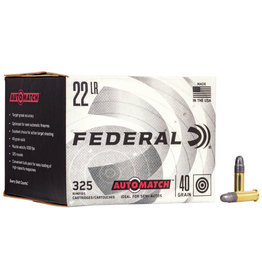 FEDERAL Federal  Champion Rimfire Rifle Ammo 22 LR, Solid, 40 Grains, 1200