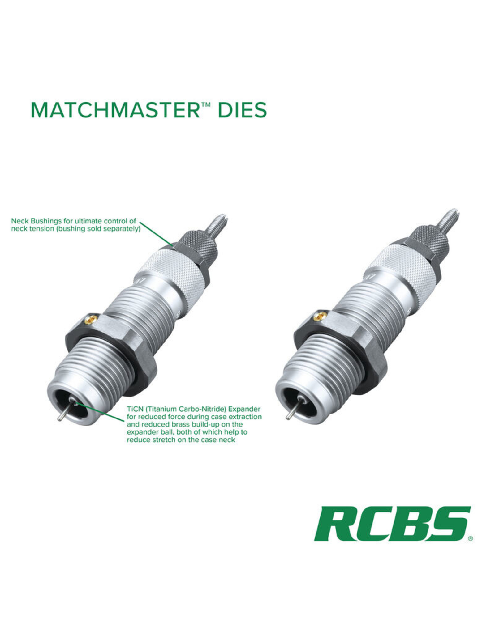 RCBS RCBS MATCHMASTER COMPETITION - .223 FL BUSHING DIE SET