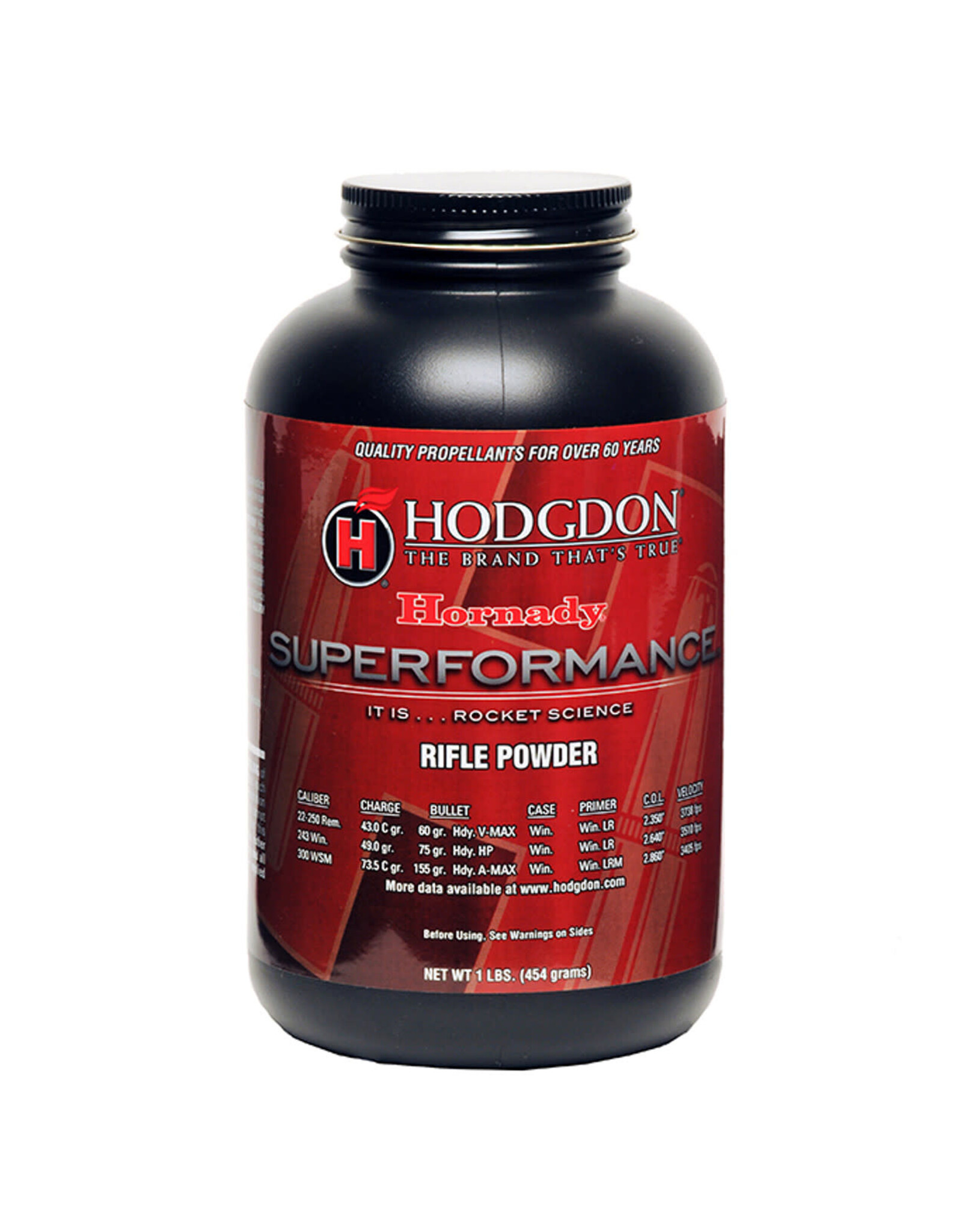 HODGDON SUPERFORMANCE POWDER 1LB BOTTLE