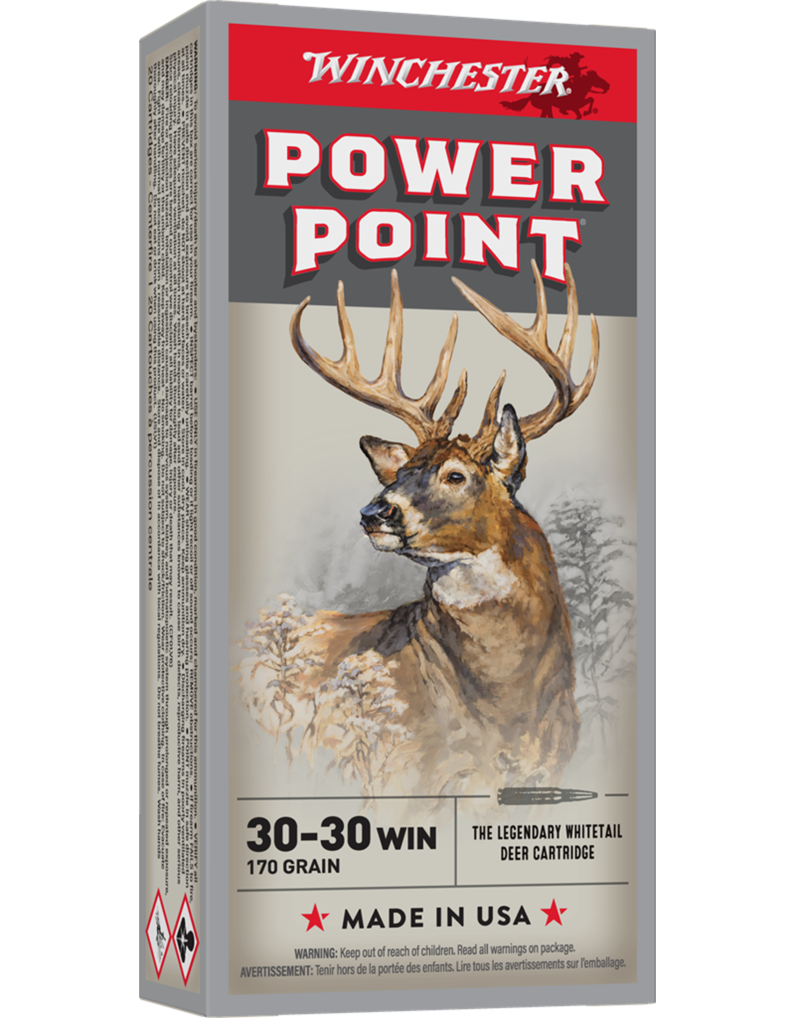 WINCHESTER 30-30 Winchester, 170 Grain  Power-Point X30303