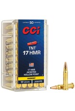 CCI CCI 0053 HMR TNT Rimfire Ammo 17 HMR, TNT JHP, 17 Grains, 2550 fps