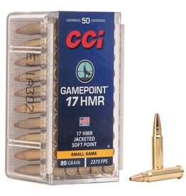 CCI 17 HMR GAME POINT 50/BX 20GR
