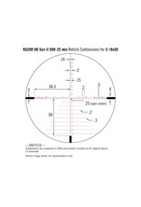 Vortex Vortex Razor HD Gen II 3-18x50 FFP EBR-2C (25 MOA)