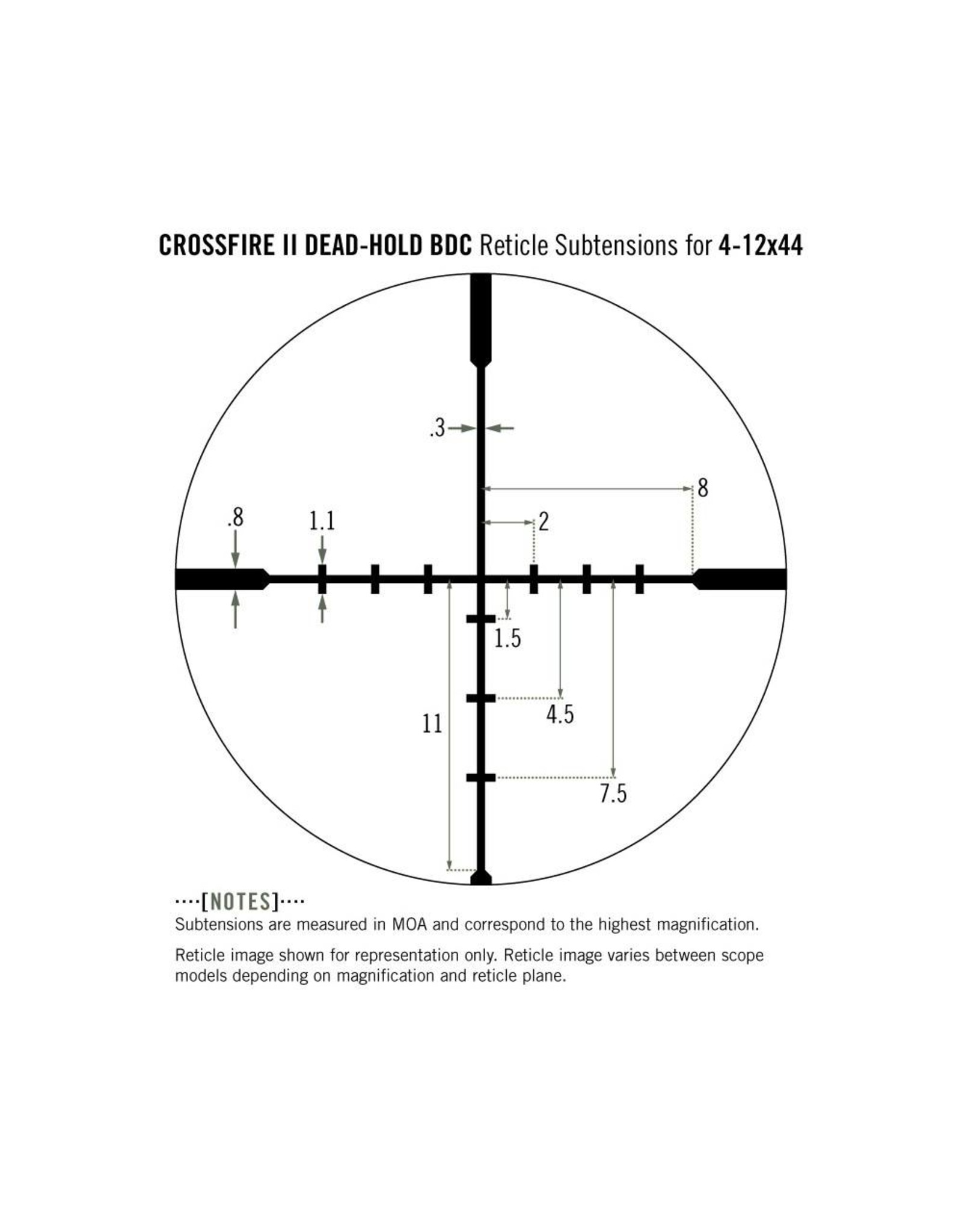 Vortex Vortex Crossfire II 4-12x44 Riflescope (1-Inch) BDC