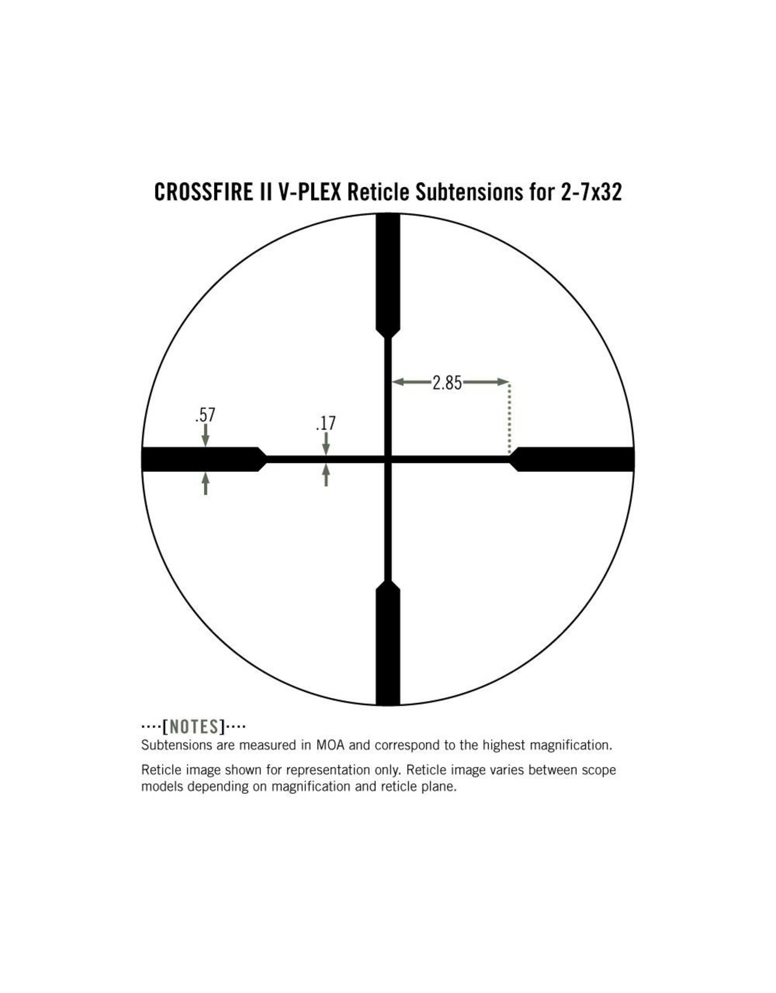 Vortex Vortex Crossfire II 2-7x32 Riflescope V-Plex