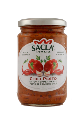 Chili Pesto Sacla (Pesto aux piments forts ) 290g/6 