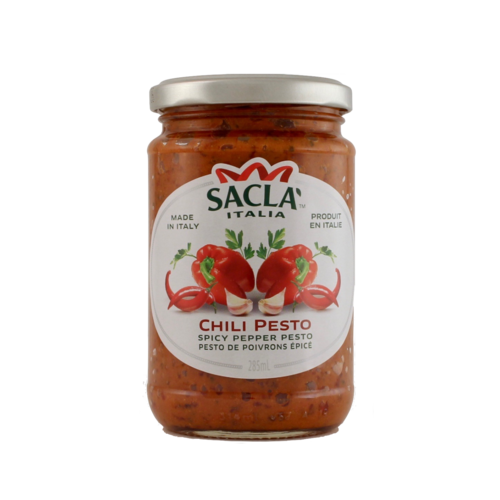 Chili Pesto Sacla (Pesto aux piments forts ) 290g/6 