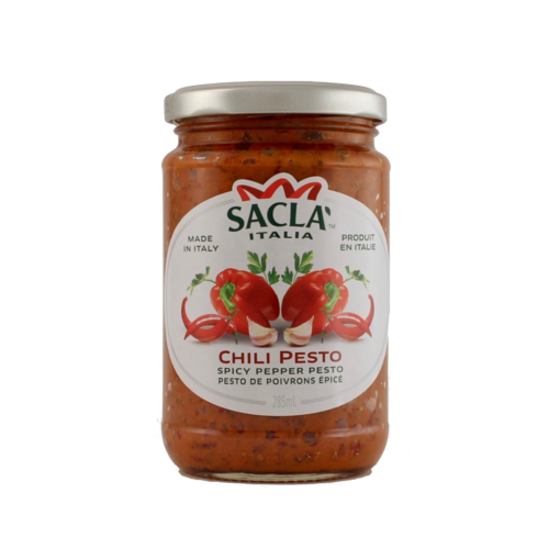 Chili Pesto Sacla (Spicy pepper chili) 290g/6 