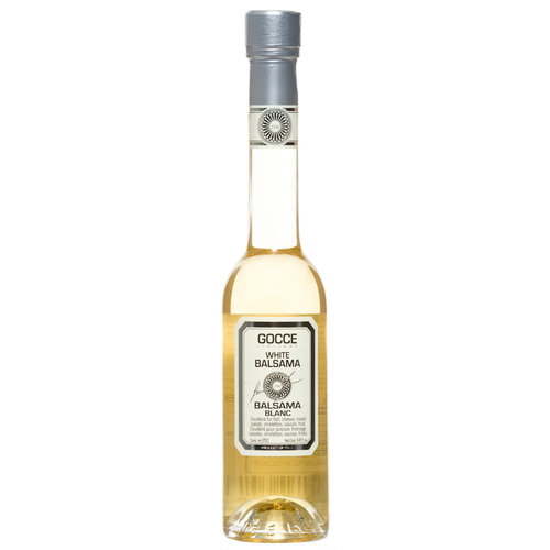 Condiment de vinaigre de balsamique blanc - Gocce 250 ml 