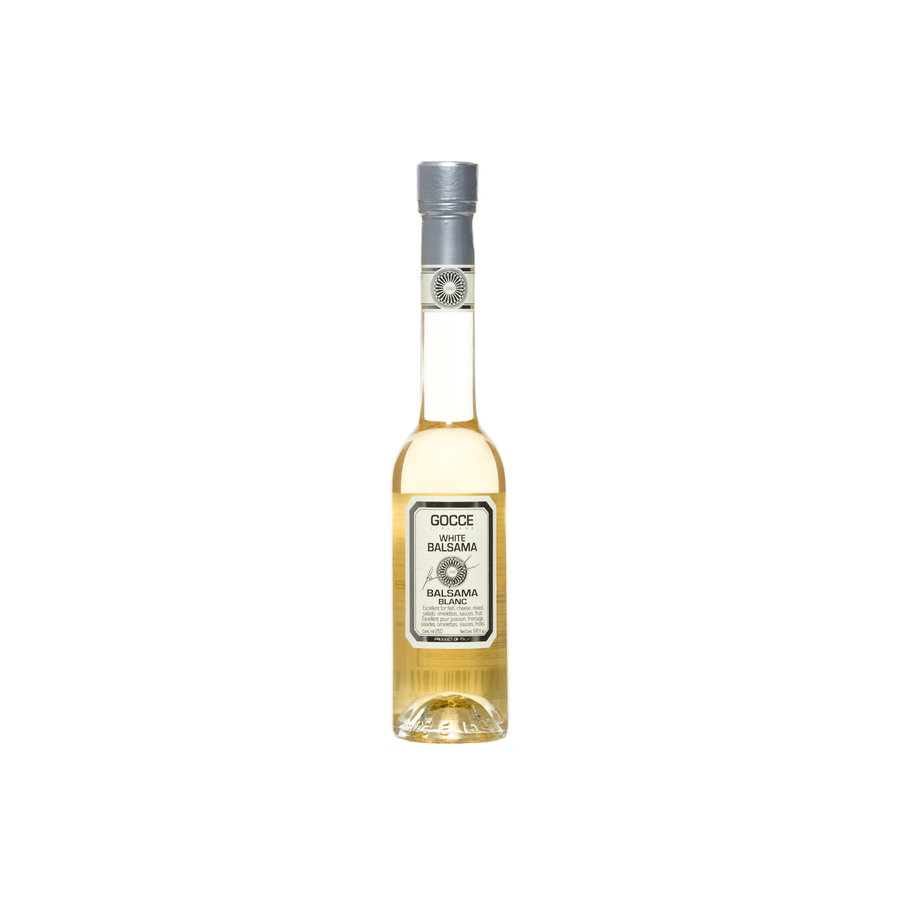 Condiment de vinaigre de balsamique blanc - Gocce 250 ml