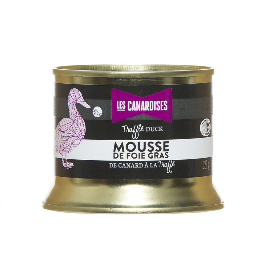 Mousse de foie de canard à la truffe - Les Canardises 140 g