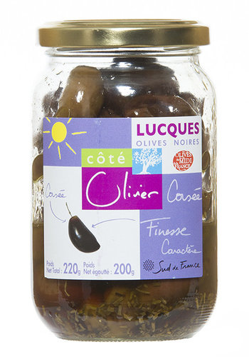 Olives noires Lucques - L'Oulibo 200 g 