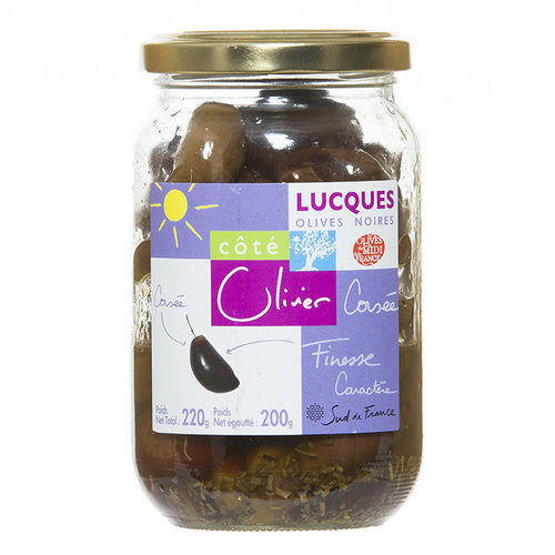 Olives noires Lucques - L'Oulibo 200 g 