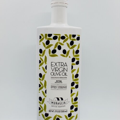 Huile d'olive extra vierge Coratina (dénoyautée) - Muraglia 500 ml 