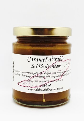 Caramel à l'érable - Les Délices de l'Île d'Orléans 190 ml 