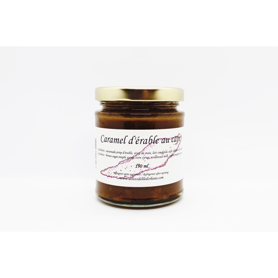 Maple caramel and coffee - Les Délices de l'Île d'Orléans 190 ml