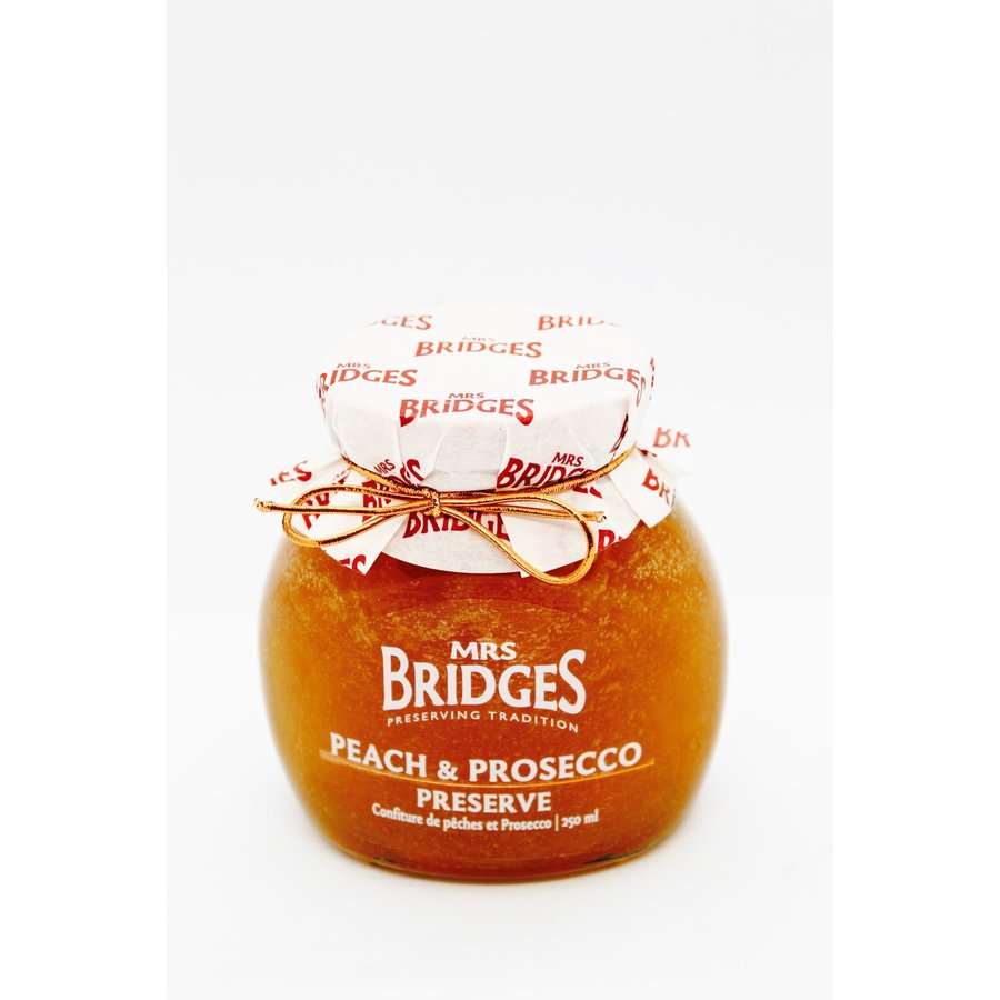 Confiture pêche & Prosecco  - Mrs. Bridges250ml