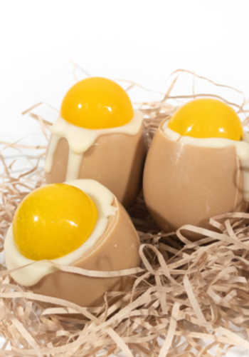 Oeuf a la coque noisette  praliné | Morel Chocolatier 
