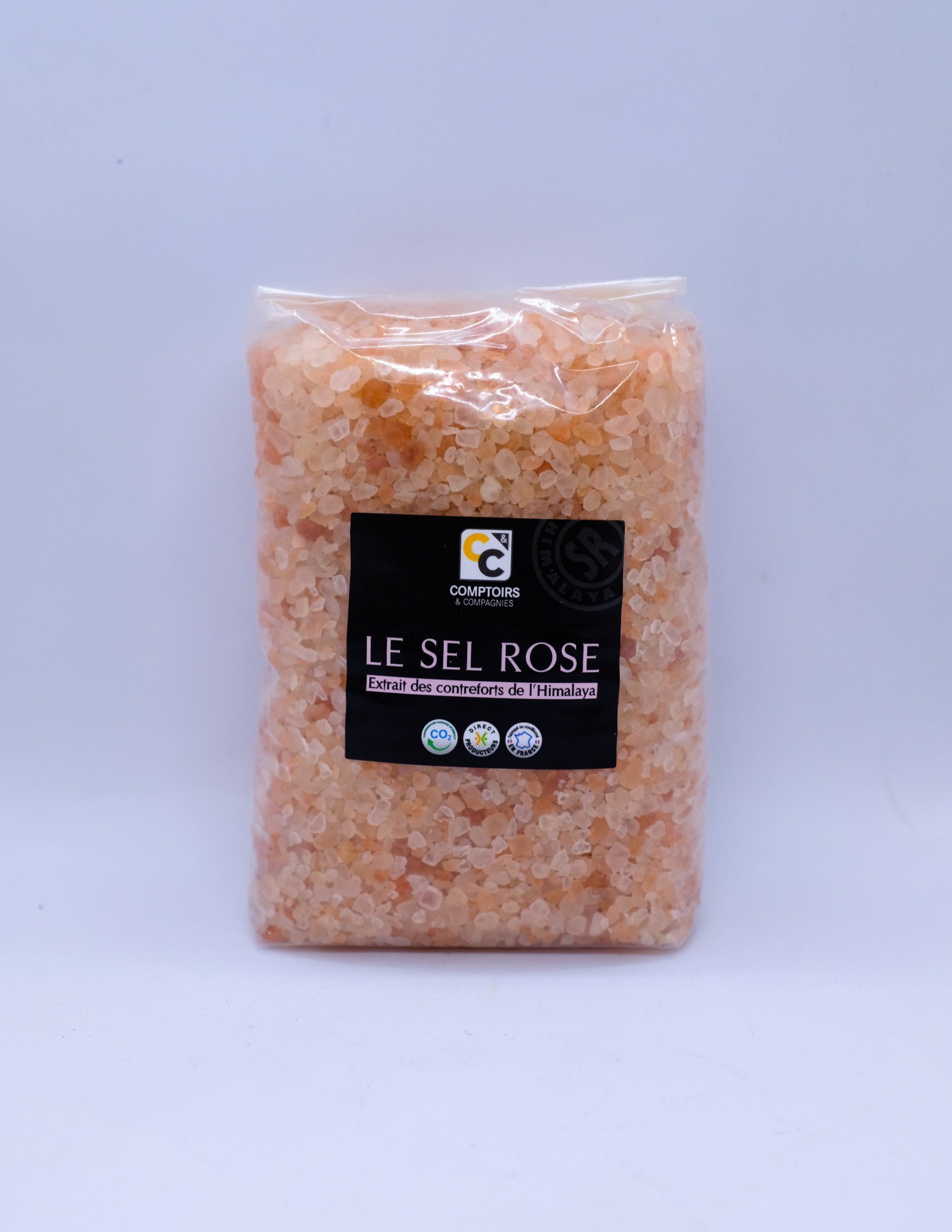 Recharge en sac cristaux de sel rose pour moulin 1KG - Les Passions de Manon