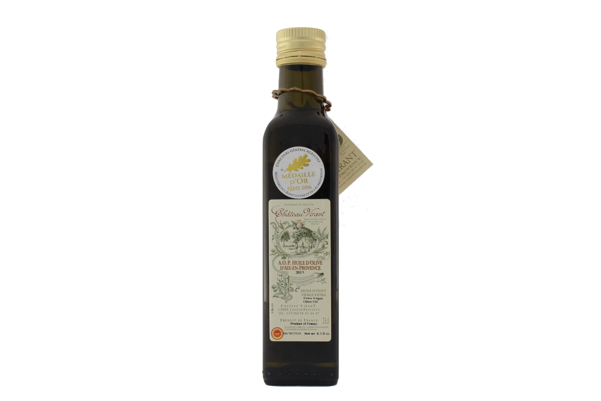 Huile D Olive Aoc Chateau Virant 250ml Les Passions De Manon