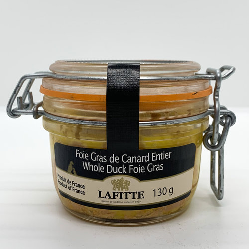Foie gras entier de canard des Landes - Lafitte 130g 