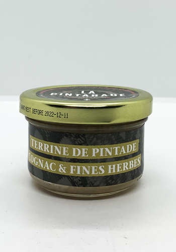 Terrine pintade cognac & fines herbes   80G| La Pintarade 