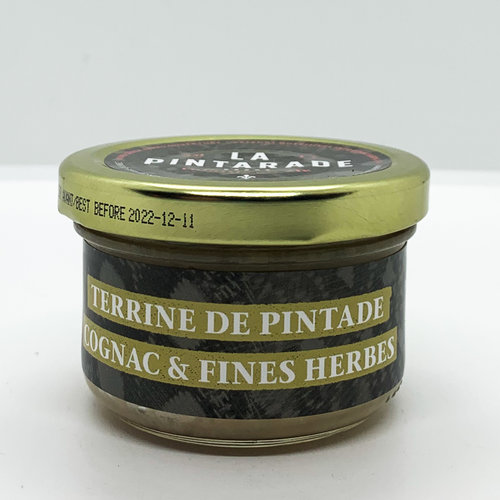 Terrine pintade cognac & fines herbes   80G| La Pintarade 
