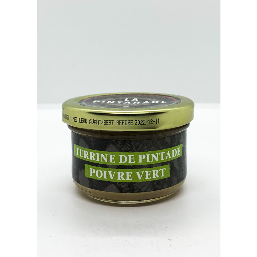 Terrine pintade poivre vert 80G| La Pintarade