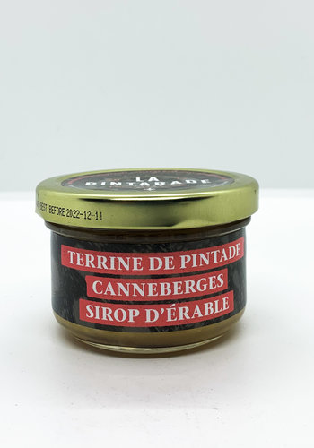 Terrine pintade canneberge sirop d'érable  80G| La Pintarade 