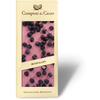 Barre gourmande chocolat ruby & myrtille - Comptoir du Cacao 90 g