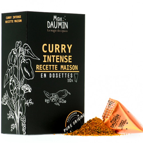 Curry intense recette maison - Max Daumin 10 dosettes 