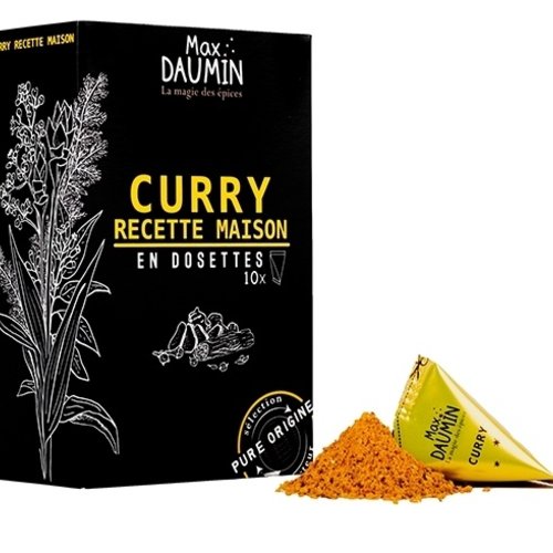 Curry recette maison - Max Daumin 10 dosettes 
