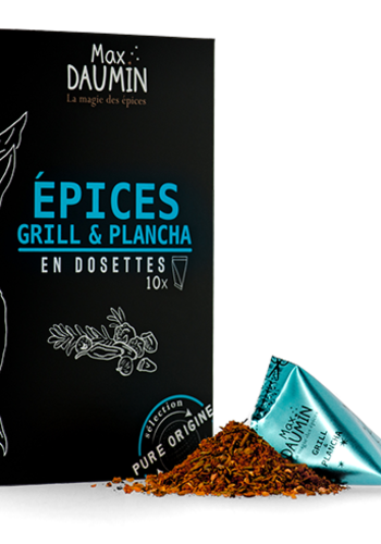 Épices Grill & Plancha - Max Daumin 10 dosettes 