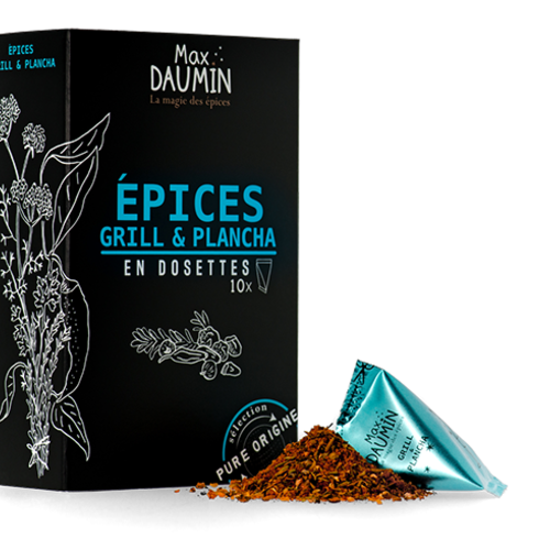 Épices Grill & Plancha - Max Daumin 10 dosettes 