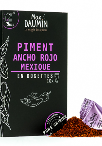 Piment Ancho Rojo du Mexique - Max Daumin 10 dosettes 