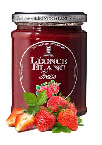 Strawberry Jam 70%  -Léonce Blanc 320g 