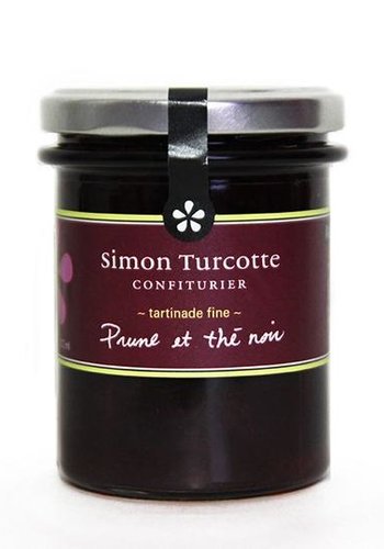 Confiture à la prune et thé noir - Simon Turcotte 212 ml 