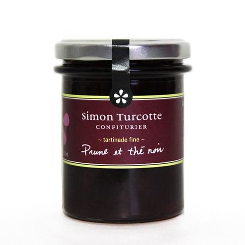 Confiture à la prune et thé noir - Simon Turcotte 212 ml 