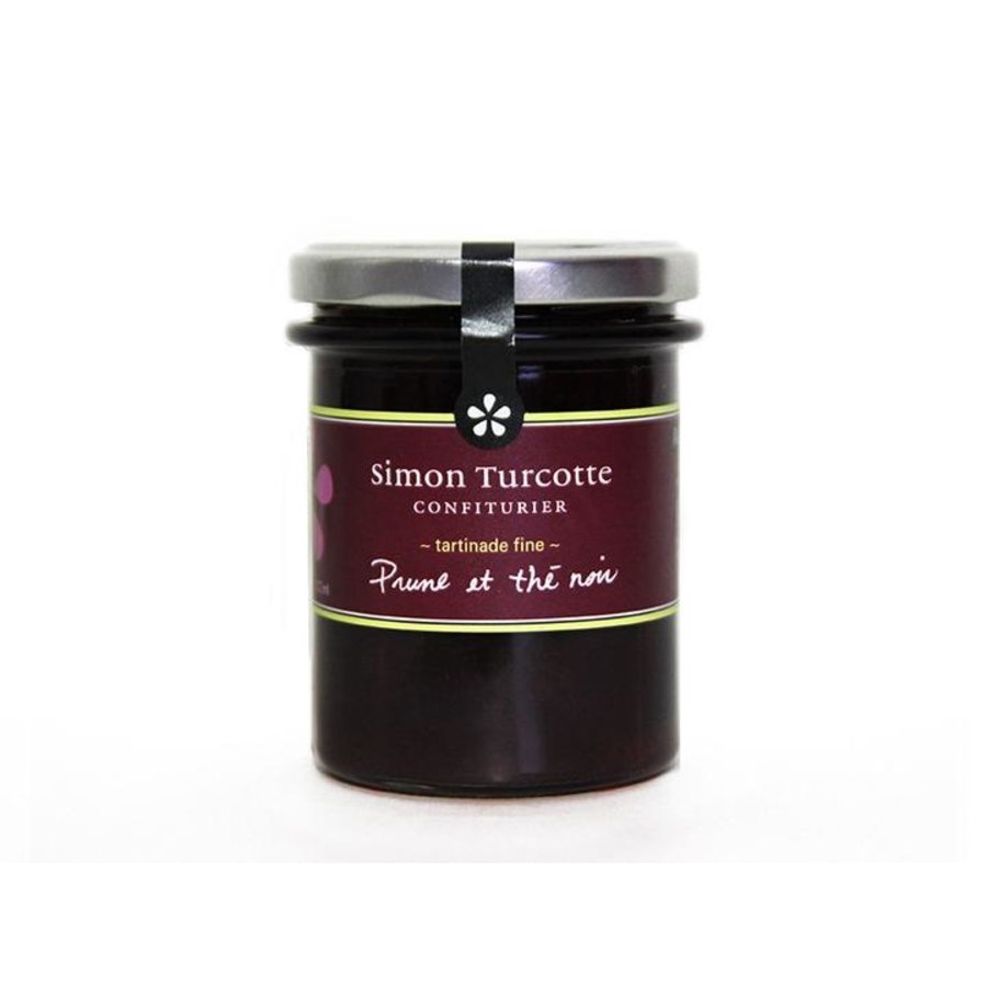 Confiture à la prune et thé noir - Simon Turcotte 212 ml