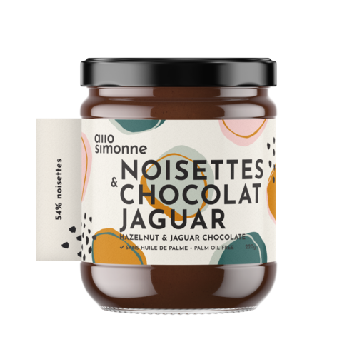 Noisettes, chocolat noir & jaguar - Allo Simonne 220 g 