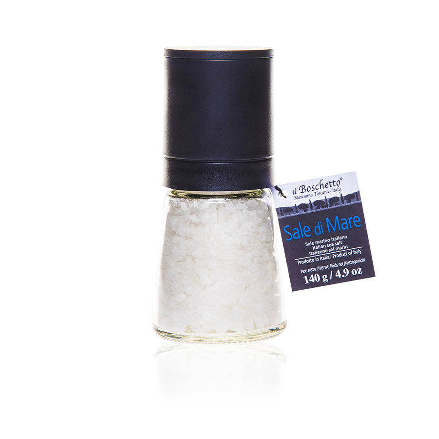 Sea salt mill 140g | Il Boschetto