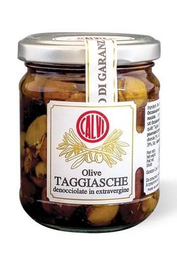 Taggiasca olives without stones in extra virgin olive oil 180g | Calvi 