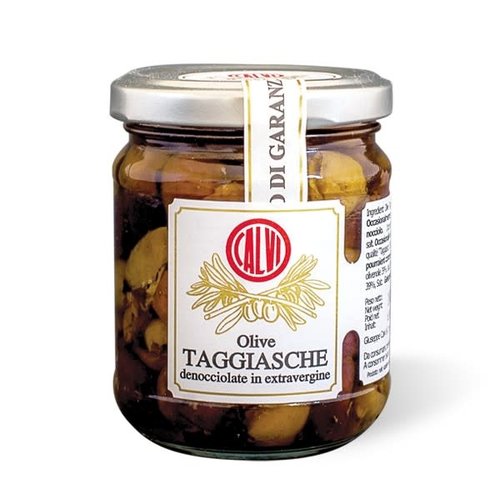 Olives Taggiasche Dénoyautées à l'huile d'olive 180g | Calvi 