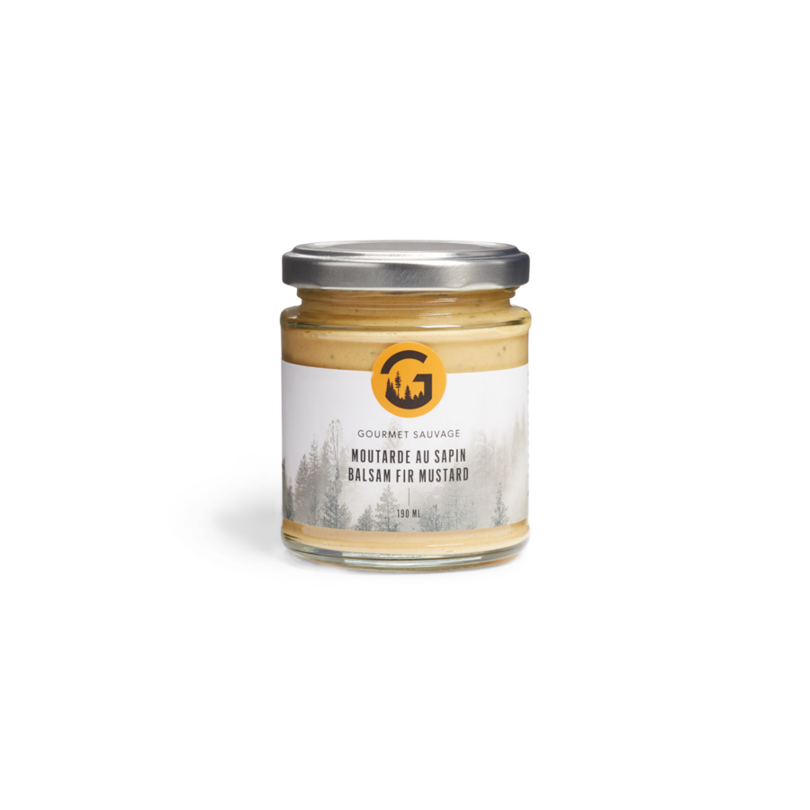 Balsam Fir Mustard - Gourmet Sauvage 190 ml